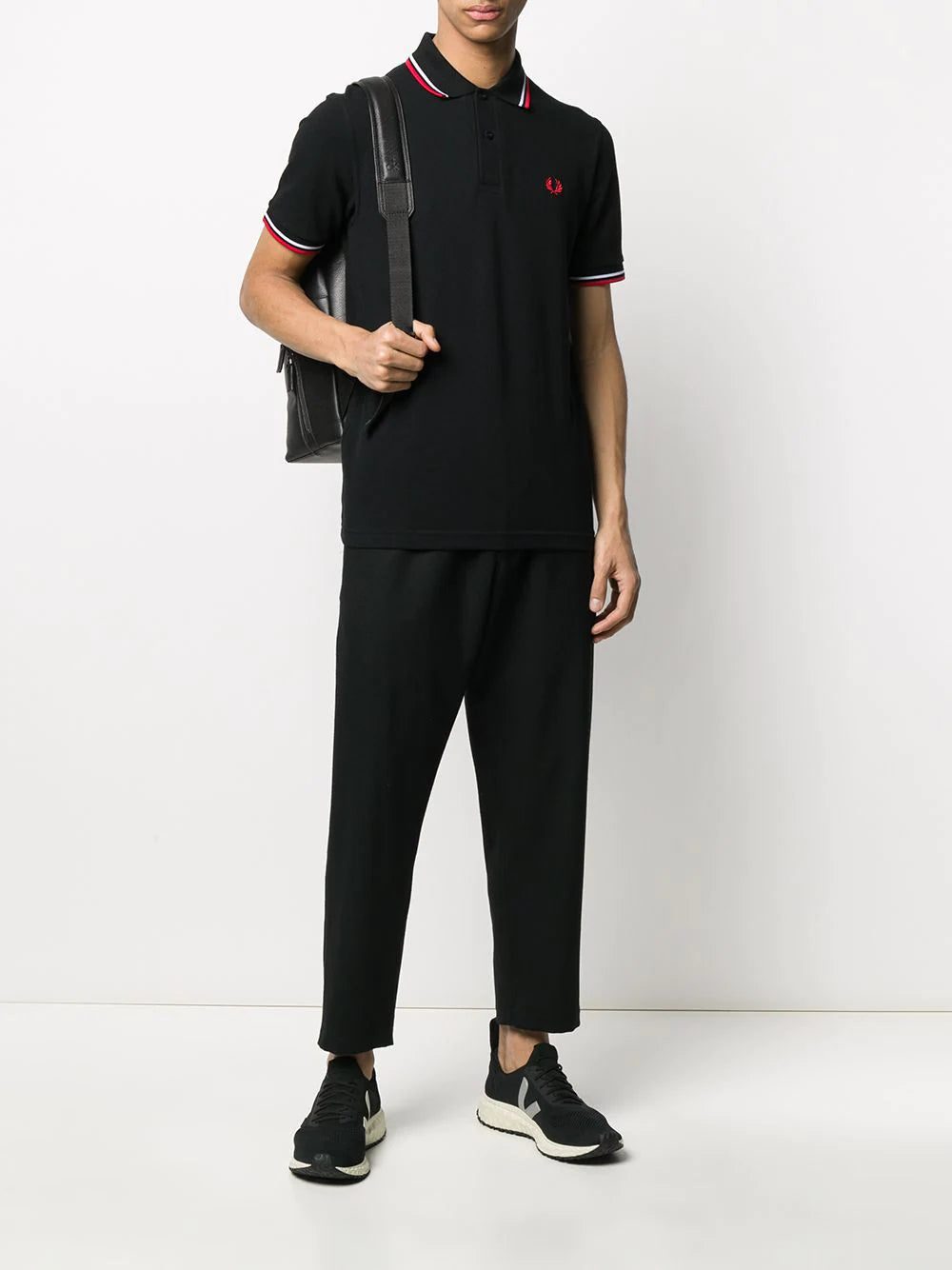 Fred Perry stripe trim polo shirt - Image 2