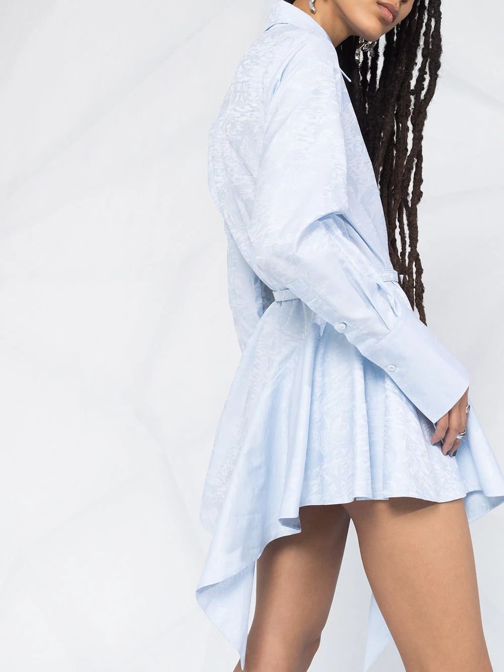 Off-White jacquard-woven shirt dress - Image 3