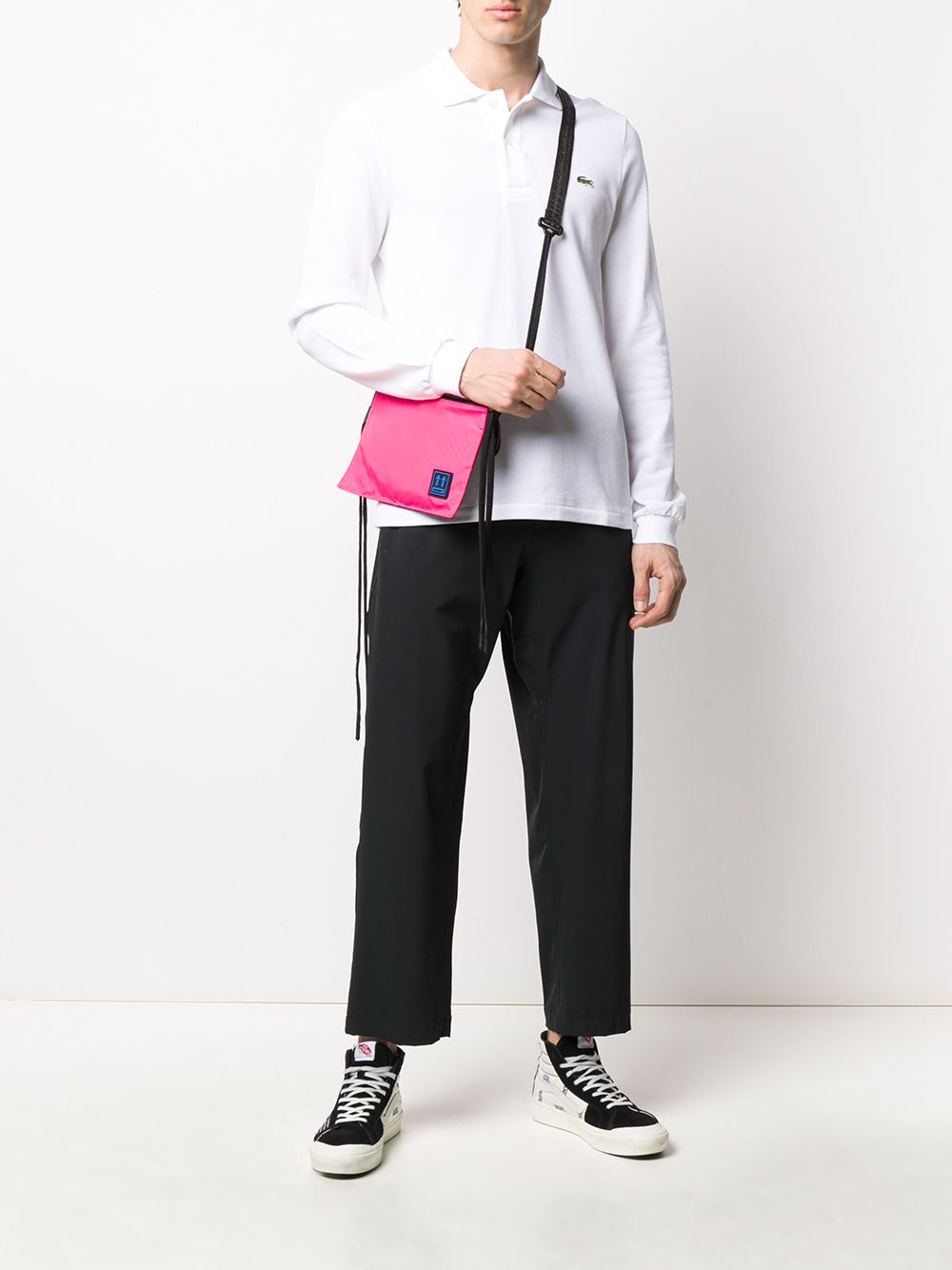 Lacoste logo patch polo shirt - Image 2