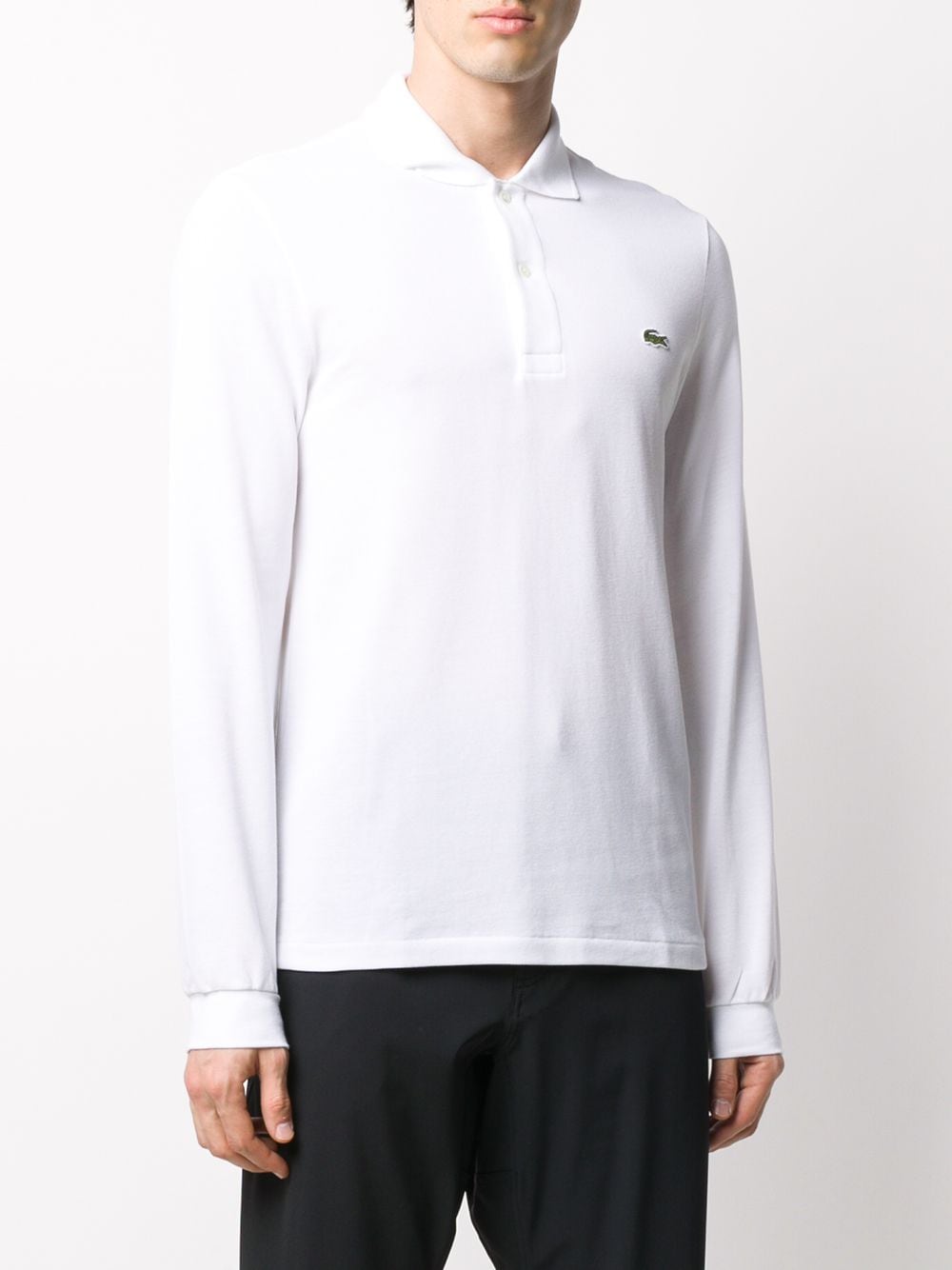 Lacoste logo patch polo shirt - Image 3