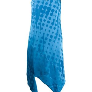 Off-White jacquard-woven slip dress