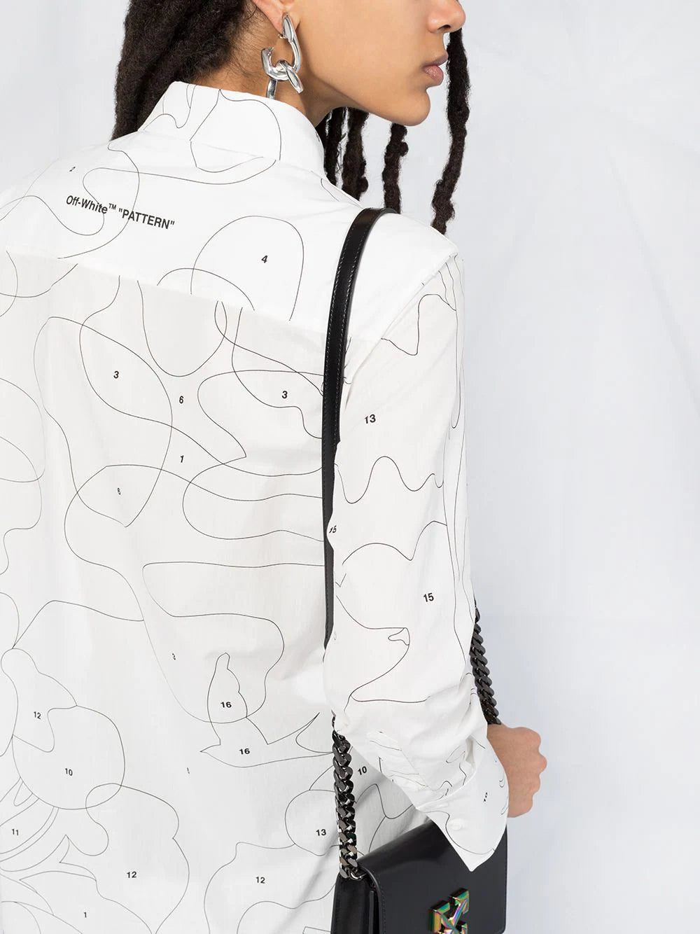 Off-White Puzzle shirt dress - Image 3