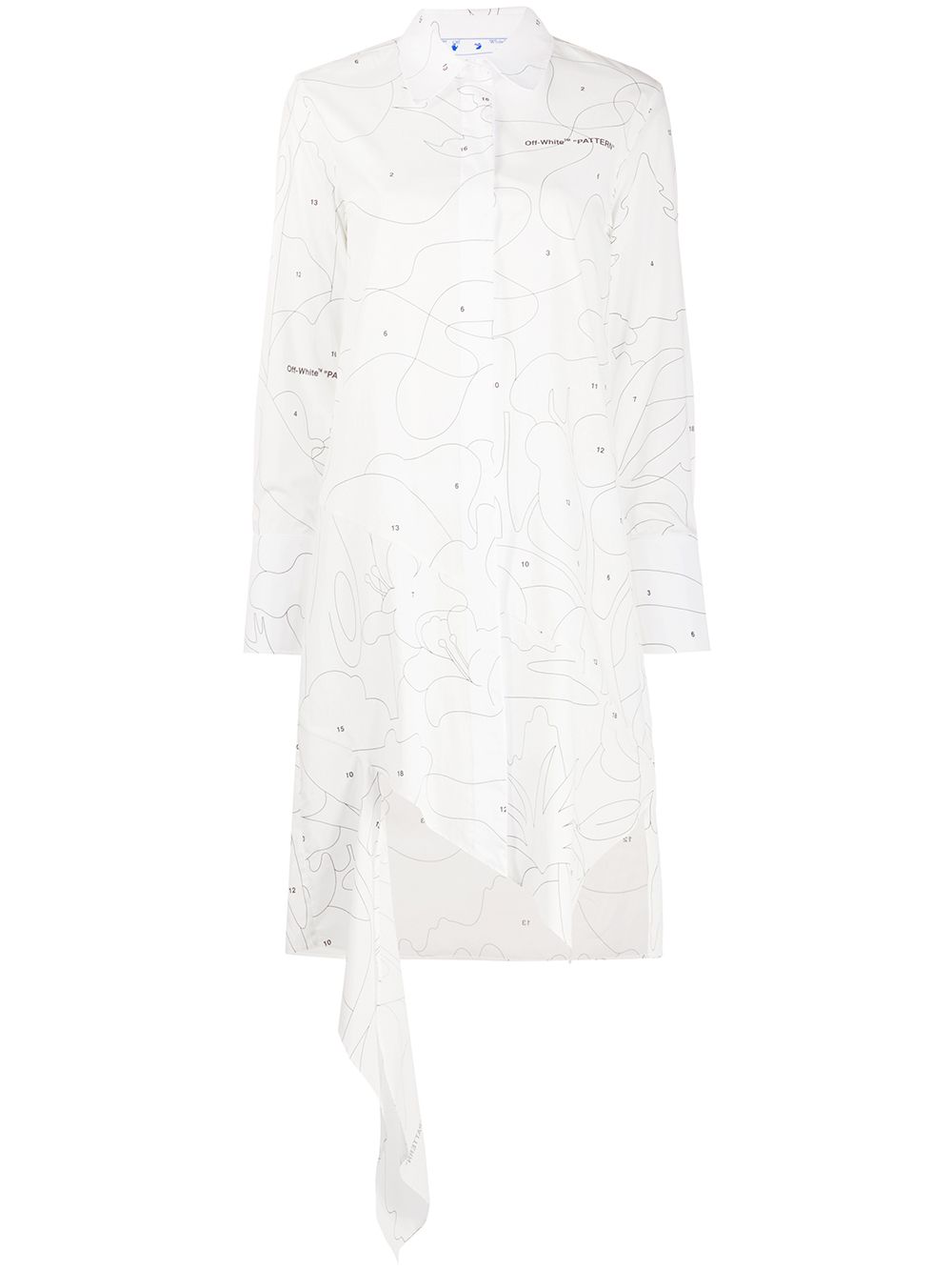 Off-White Puzzle shirt dress