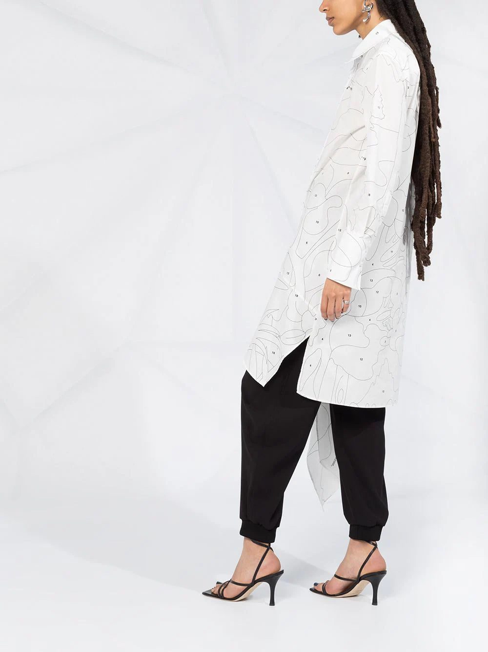 Off-White Puzzle shirt dress - Image 4