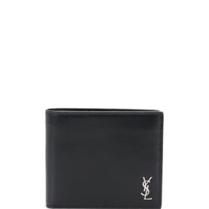 Saint Laurent logo plaque bi-fold wallet