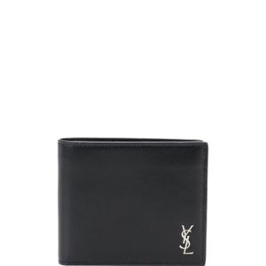 Saint Laurent logo plaque bi-fold wallet