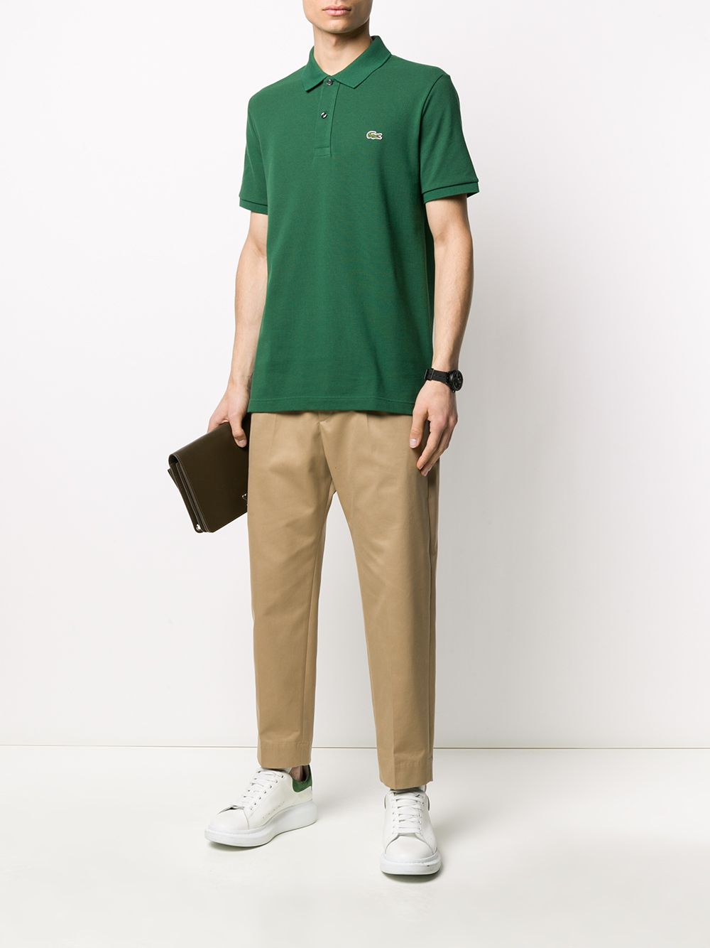 Lacoste embroidered logo polo shirt - Image 2