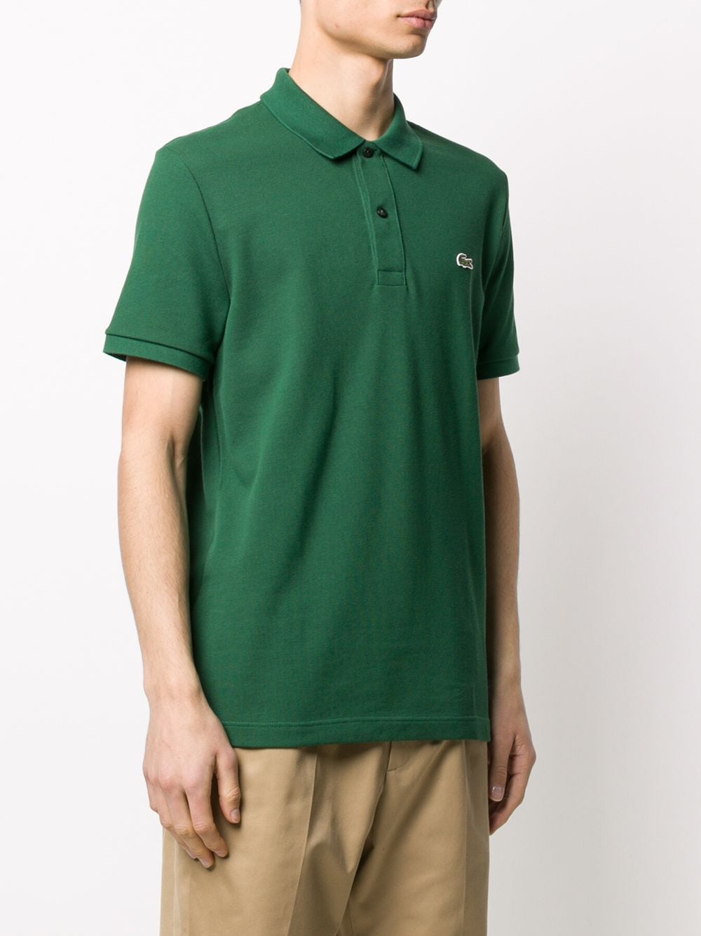 Lacoste embroidered logo polo shirt - Image 3