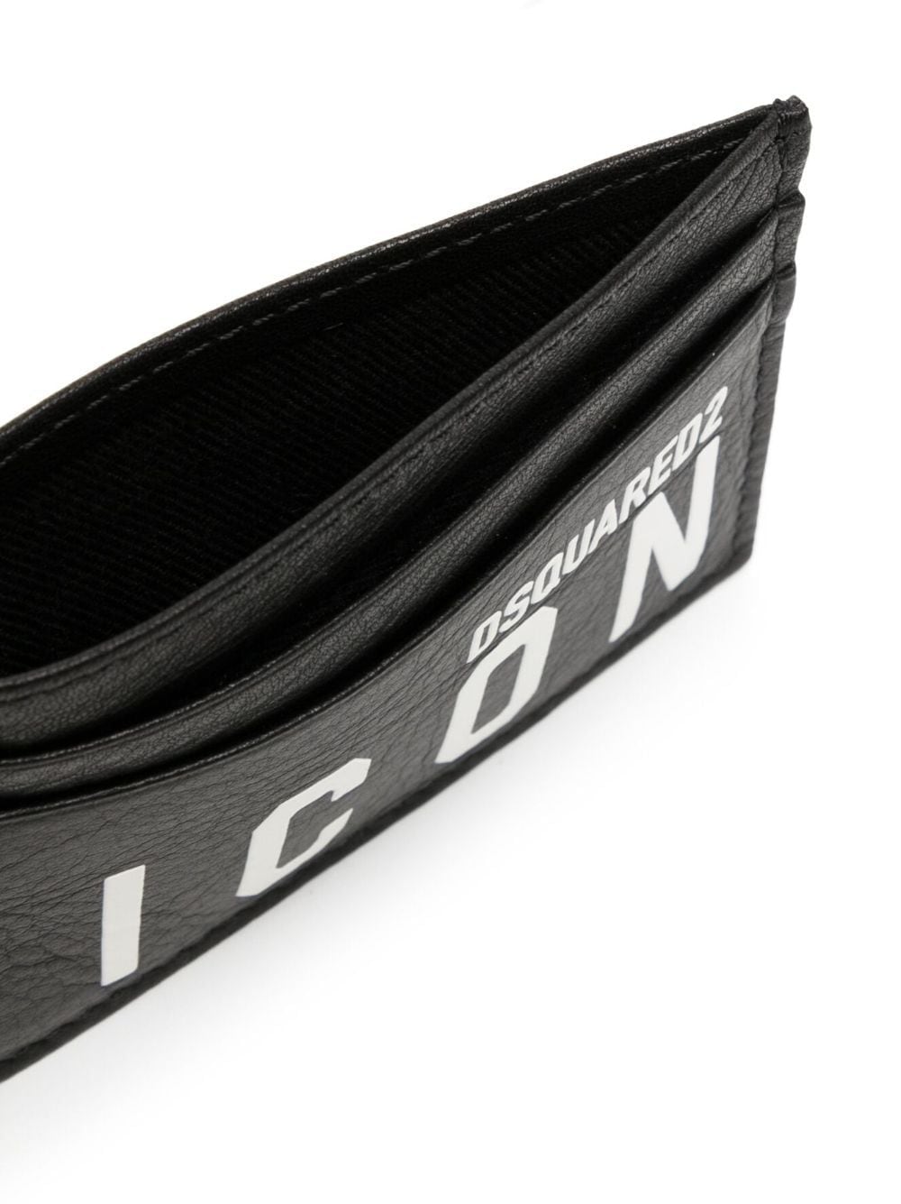 DSQUARED2 Icon logo-print leather card holder - Image 3
