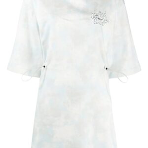 Off-White Meteor Shower tie-dye T-shirt dress