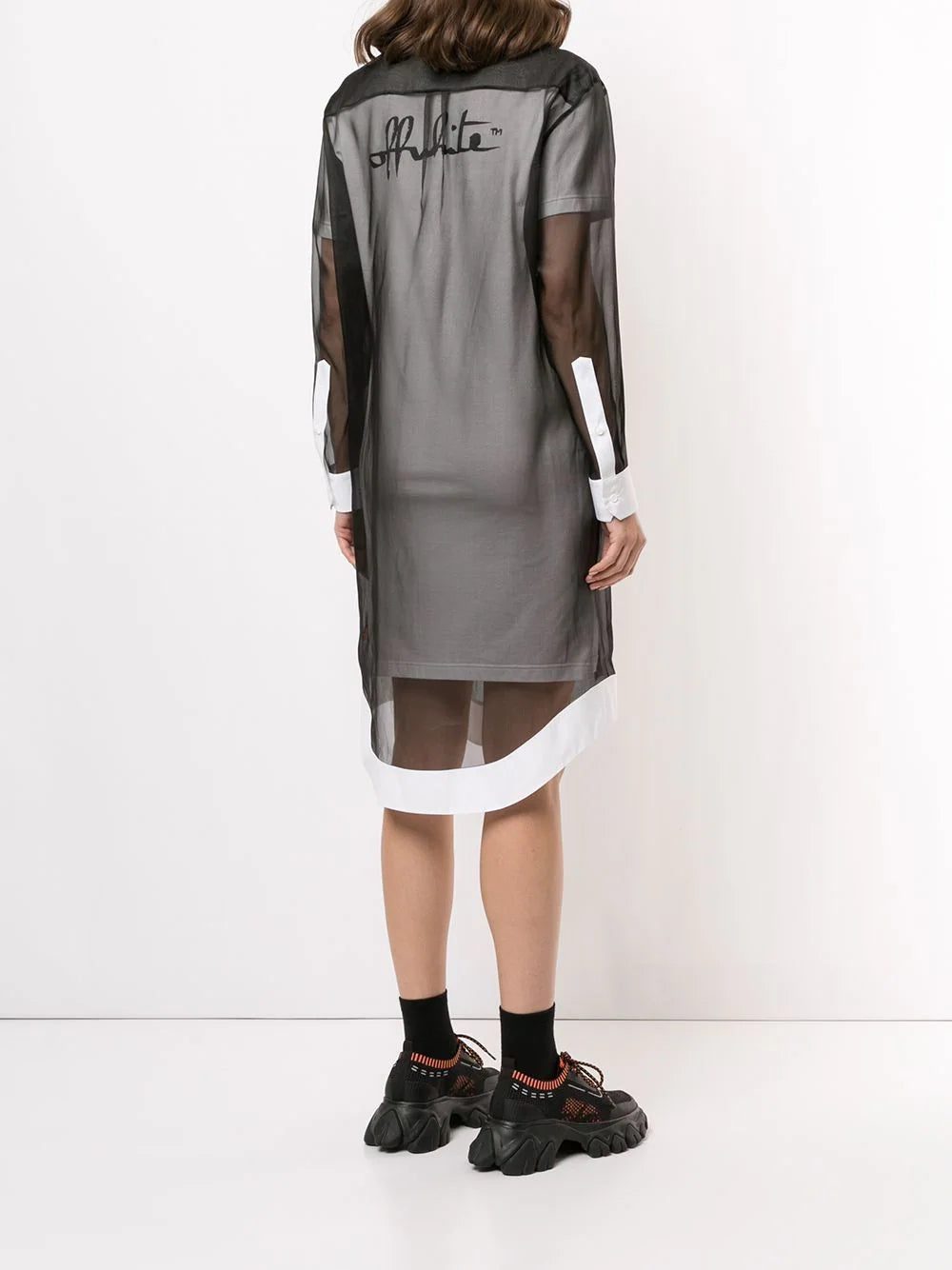 Off-White Free Winona-print shirt dress - Image 4