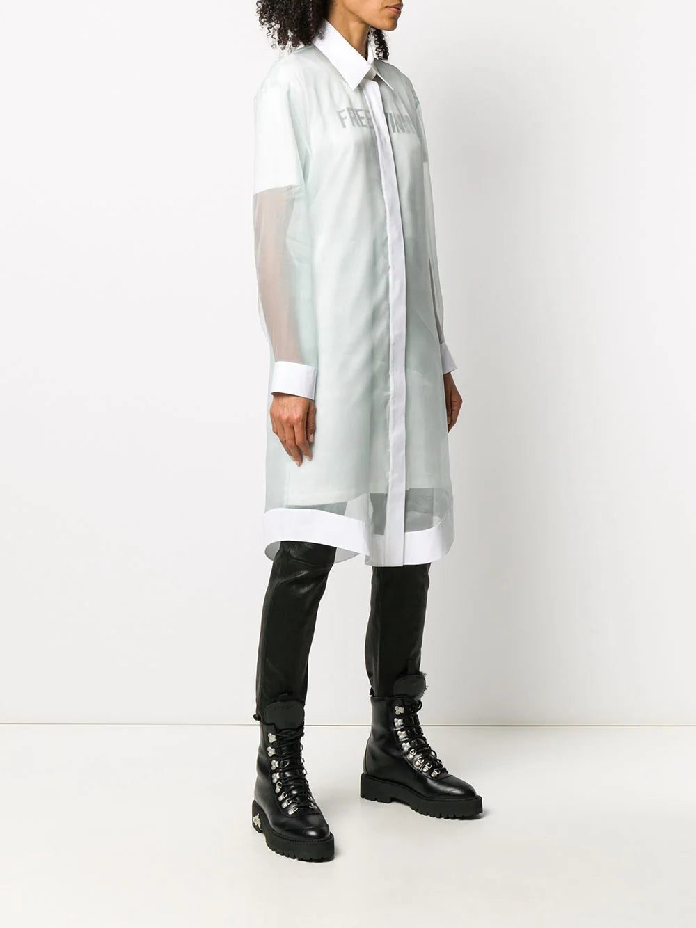 Off-White Free Winona-print shirt dress - Image 3