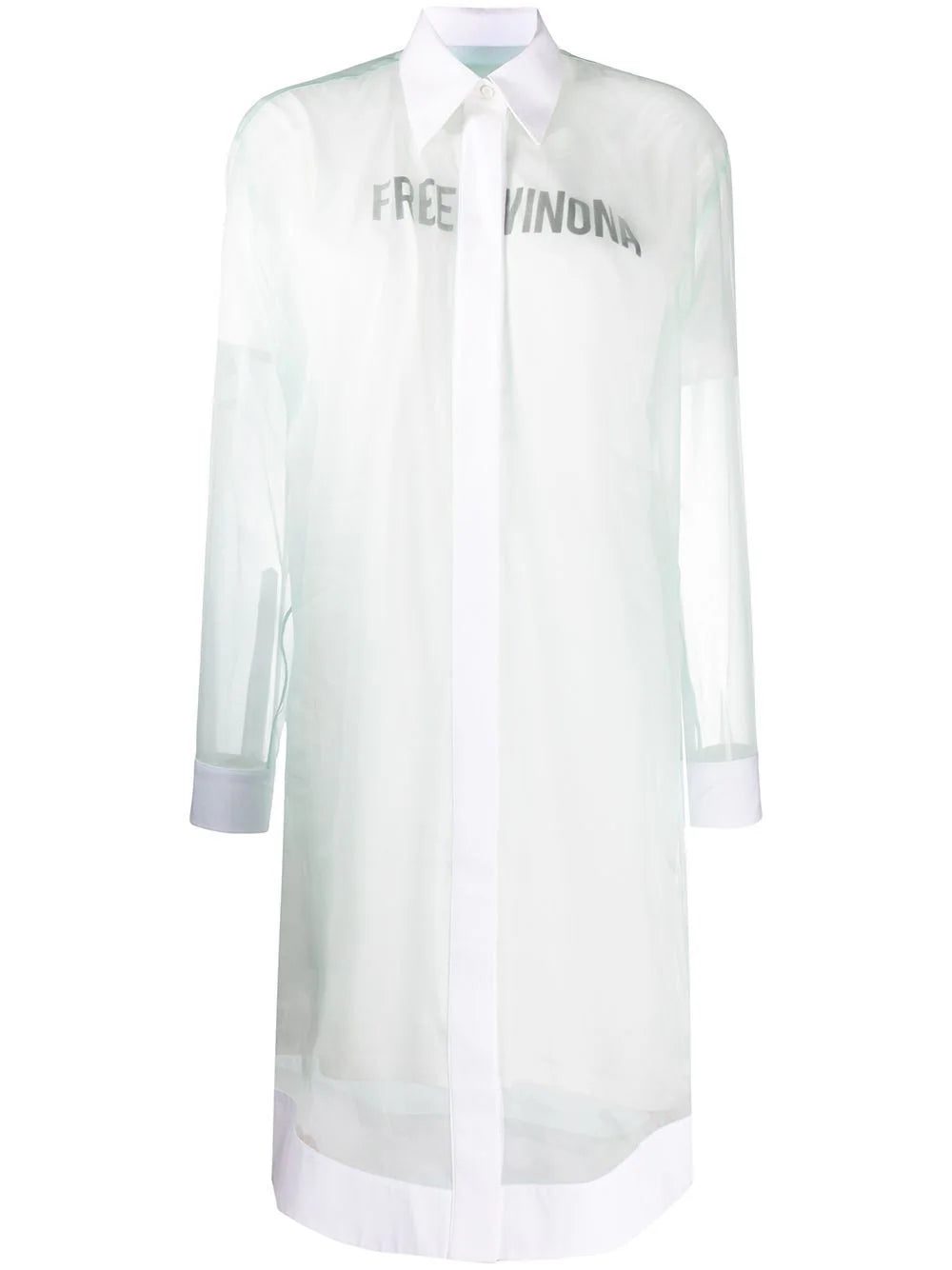 Off-White Free Winona-print shirt dress