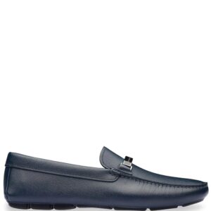 Prada  logo plaque driving loafers