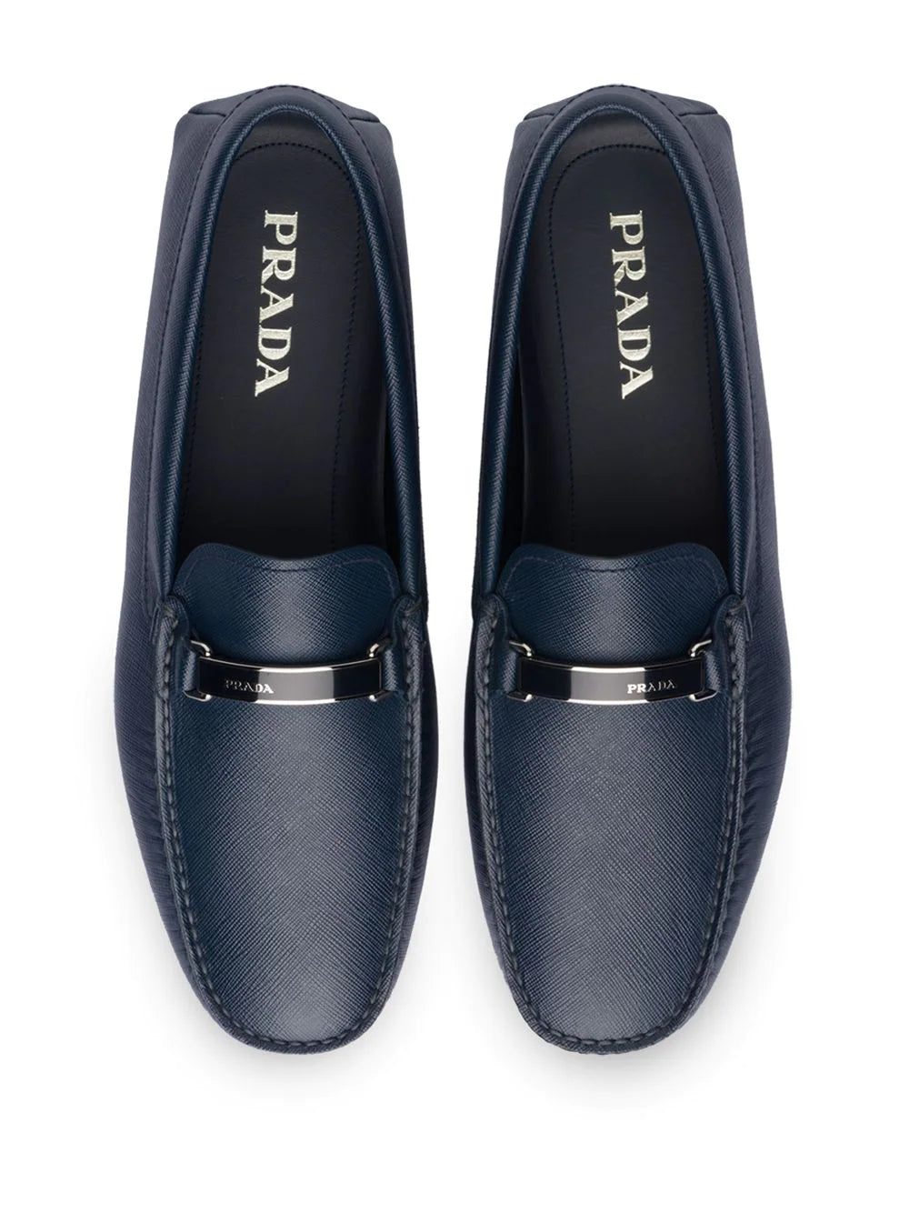 Prada logo plaque driving loafers - Image 4