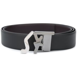 Ferragamo logo-buckle leather belt
