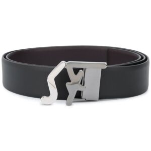 Louis Vuitton logo-buckle leather belt