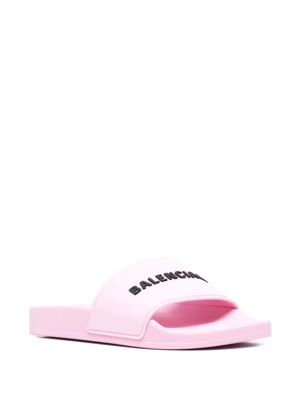 Balenciaga logo-embossed slides - Image 2