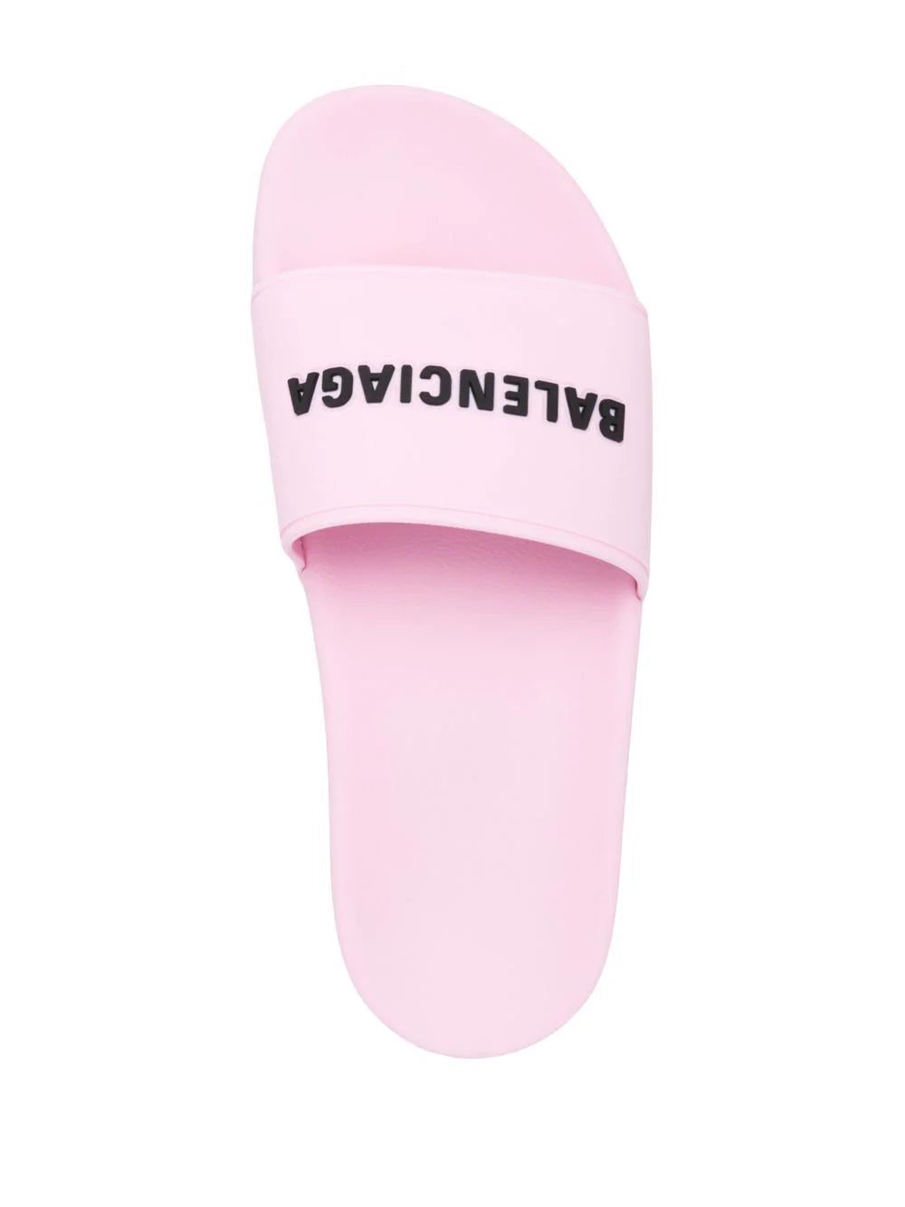 Balenciaga logo-embossed slides - Image 4
