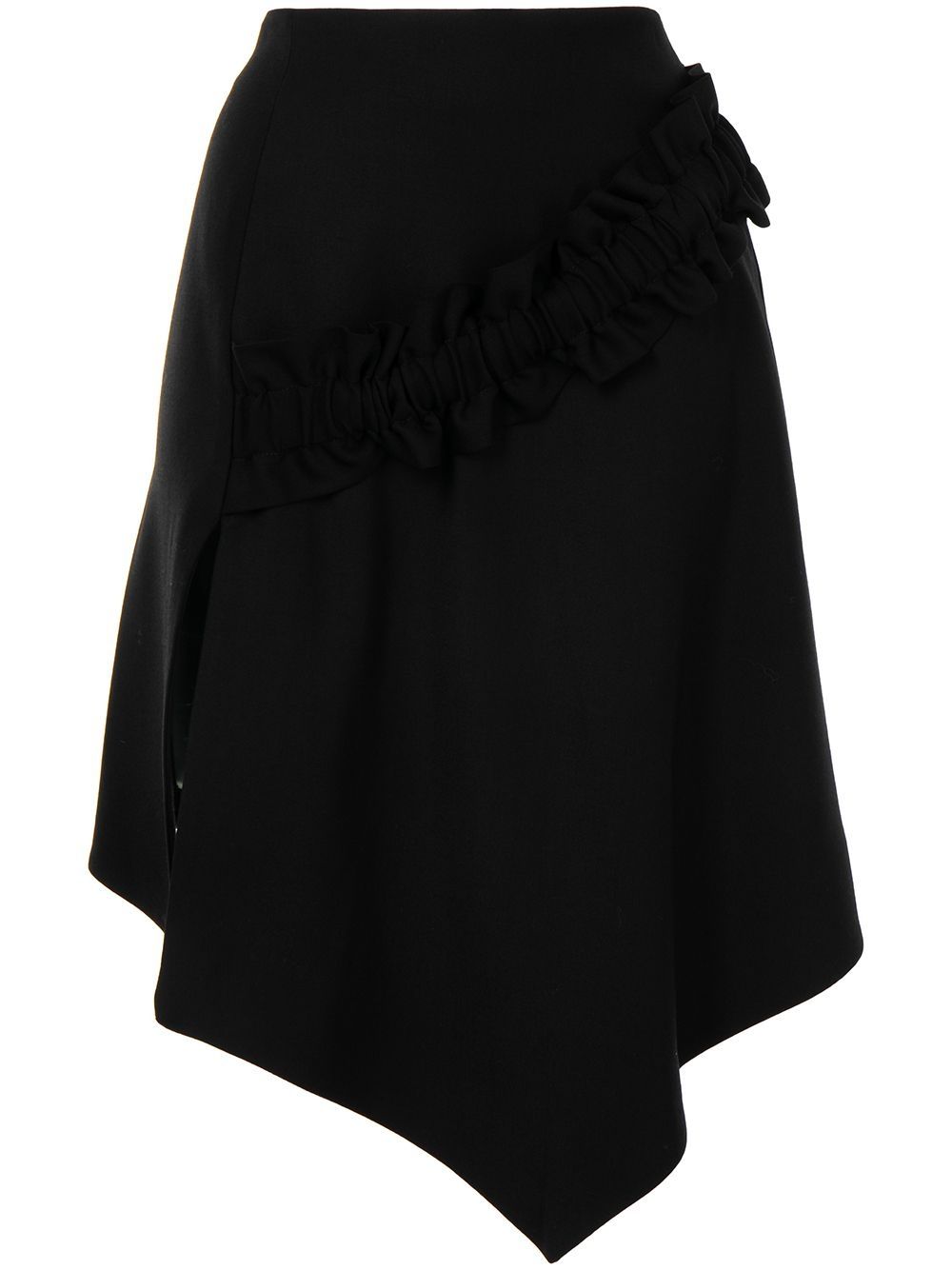 Off-White gathered detail asymmetric skirt