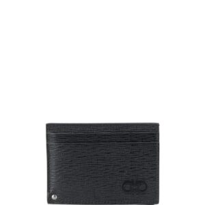 Ferragamo Gancini textured slide cardholder