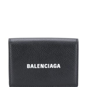 Balenciaga logo-print tri-fold wallet