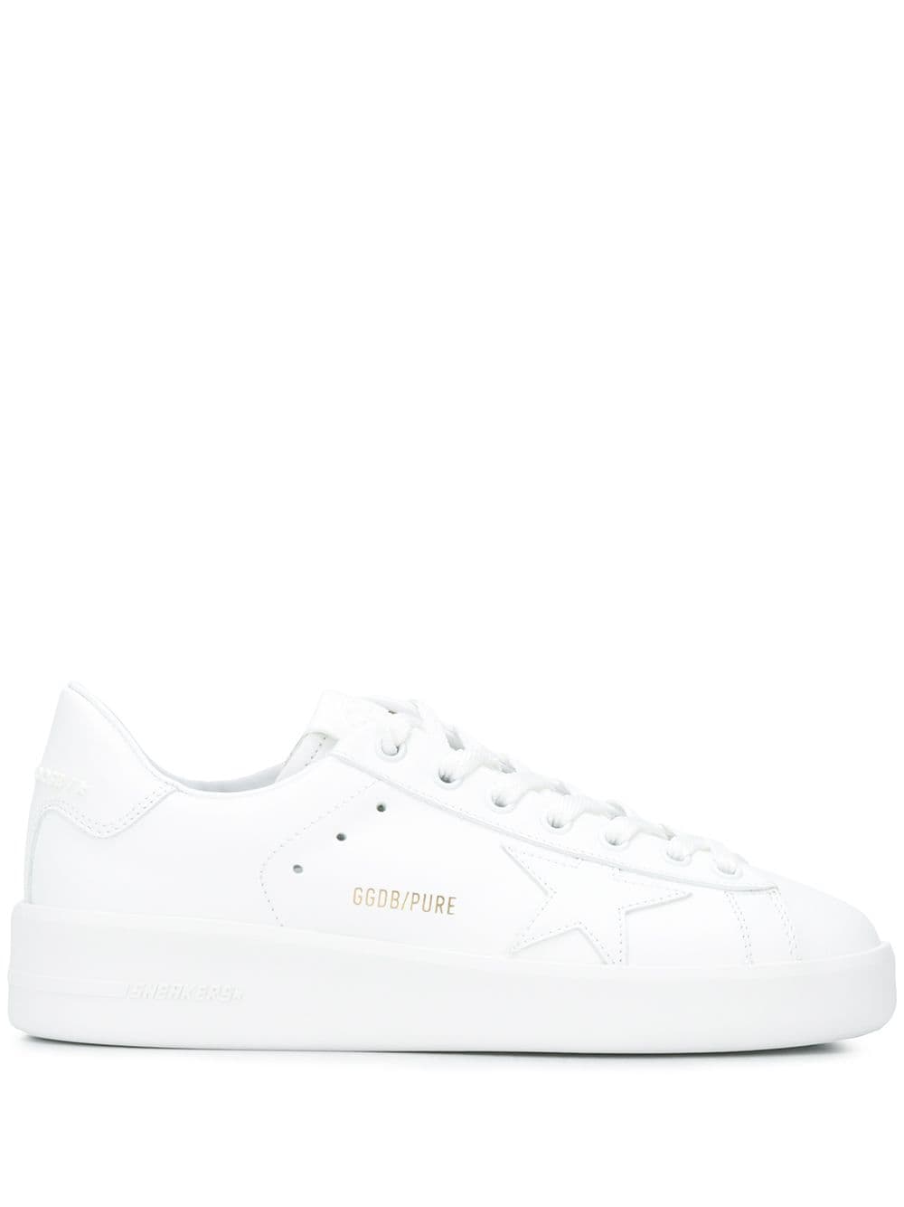 Golden Goose Pure leather low-top sneakers