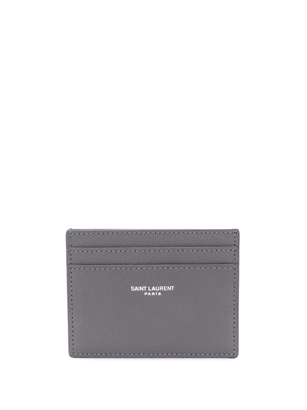 Saint Laurent logo embossed cardholder