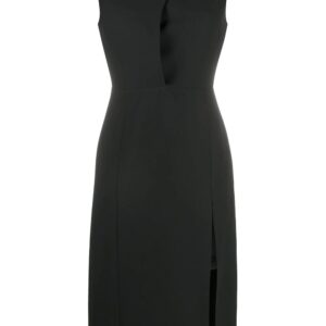 Gucci  logo-plaque knee-length dress