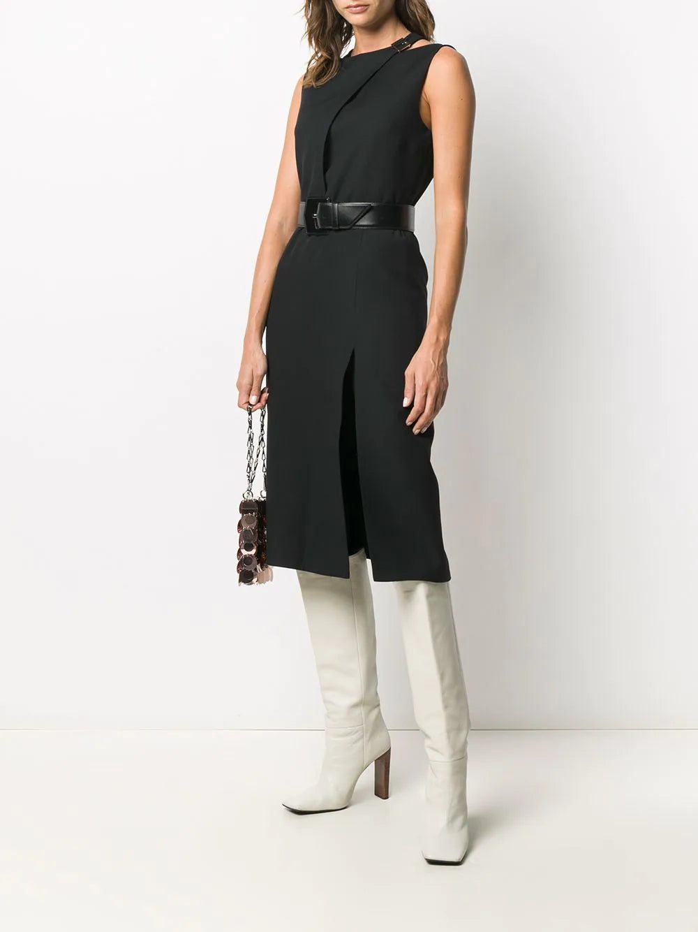 Gucci logo-plaque knee-length dress - Image 2