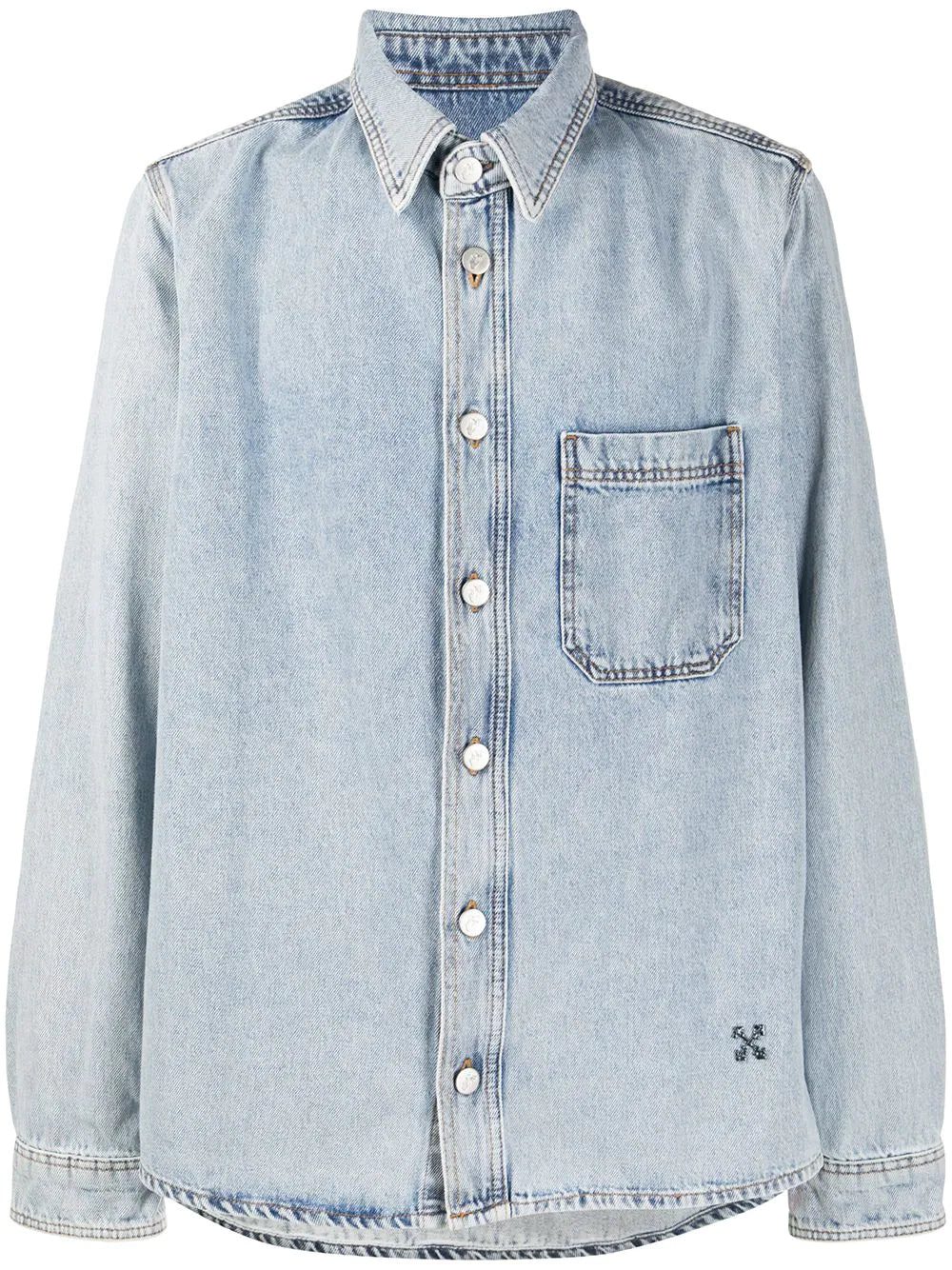 Off-White Arrows-motif denim shirt