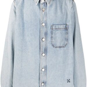 Off-White  Arrows-motif denim shirt