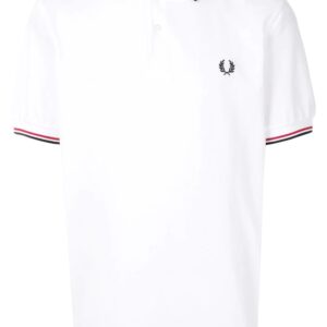 Fred Perry stripe-trim logo polo shirt