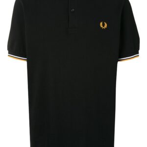 Fred Perry stripe-trim logo polo shirt