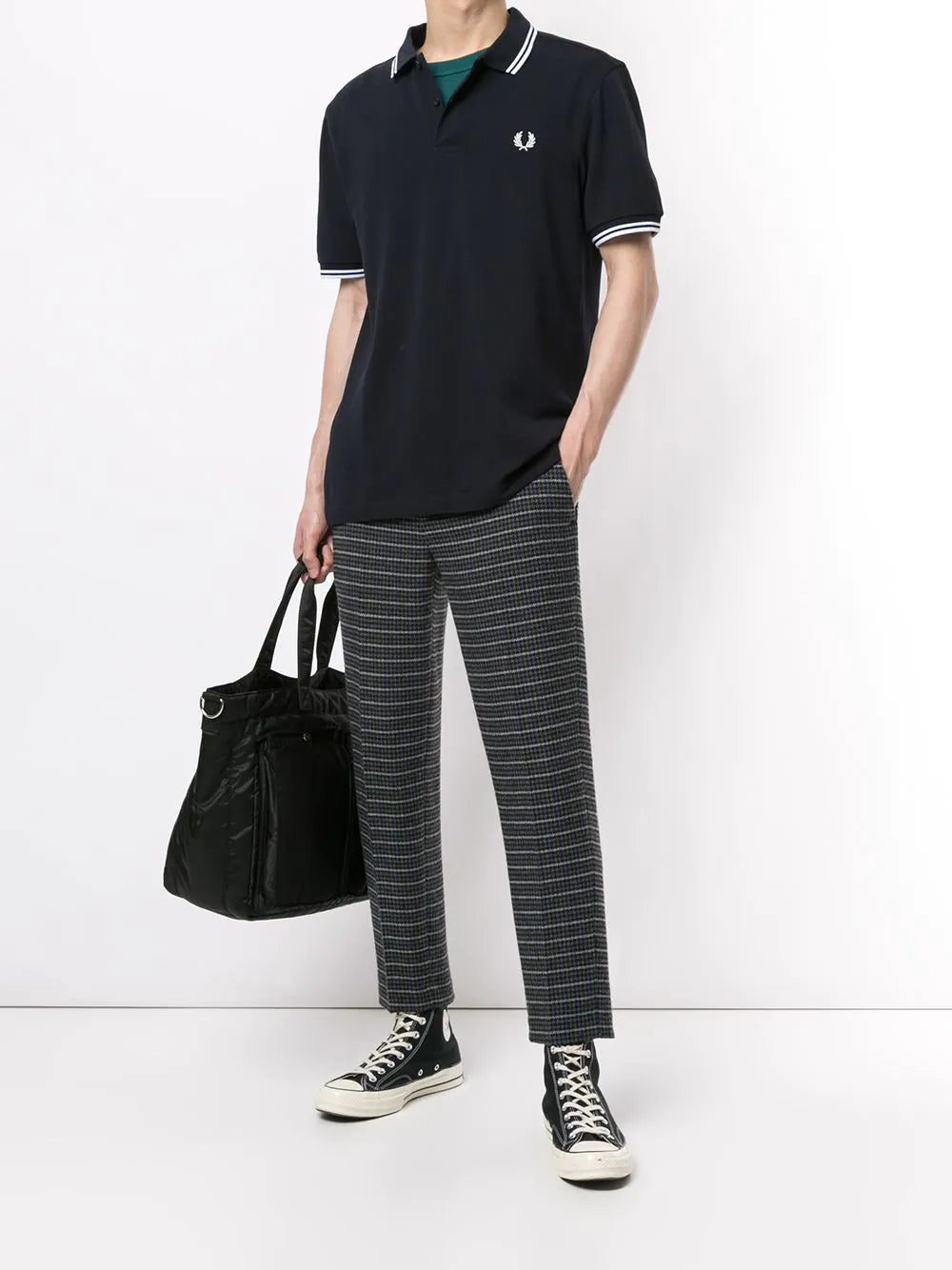 Fred Perry stripe-trim logo polo shirt - Image 2