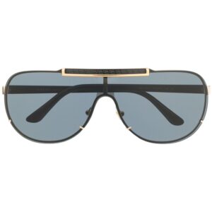 Versace Eyewear logo-detail tinted pilot sunglasses