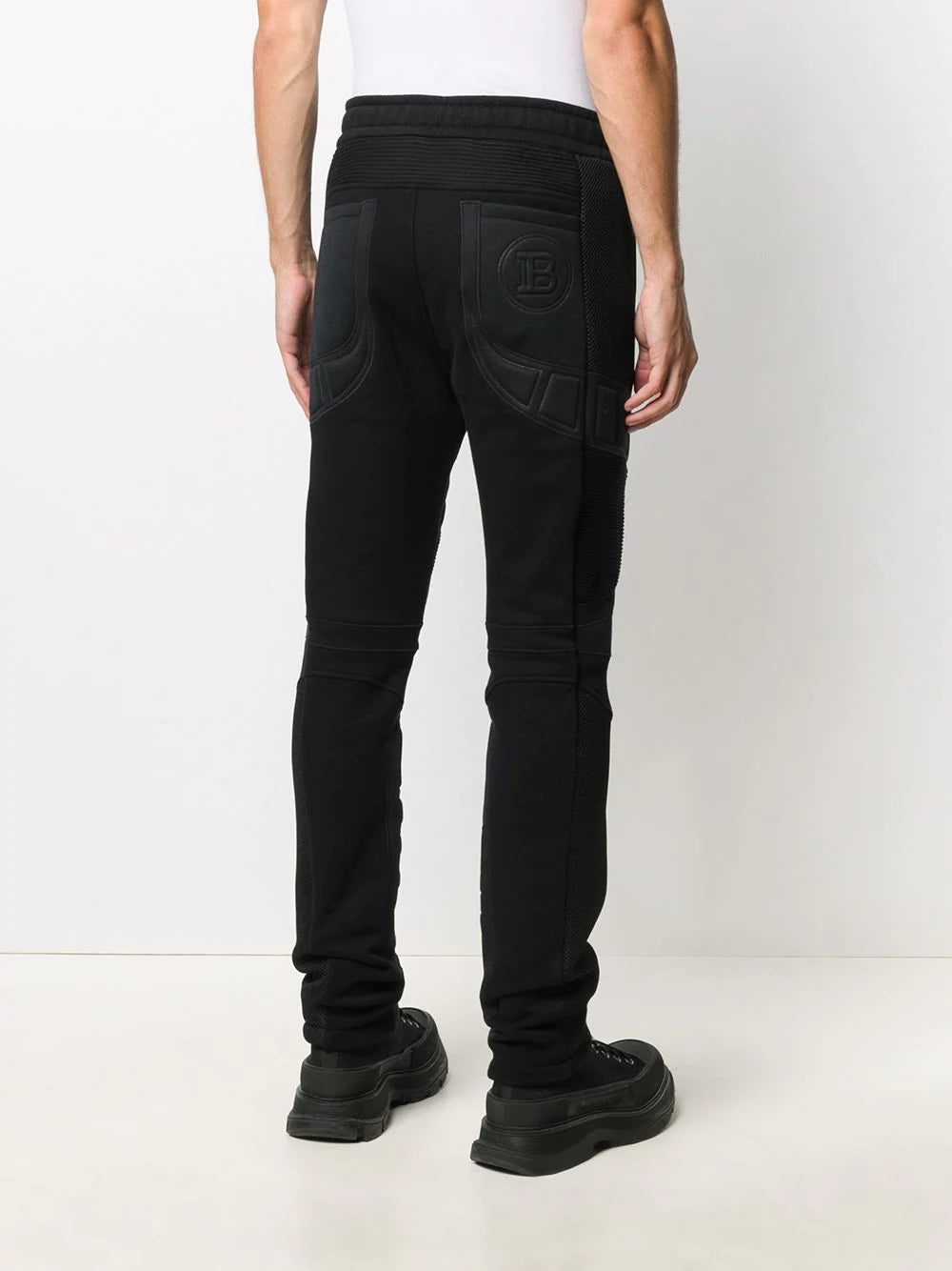 Balmain panelled padded track pants - Image 4