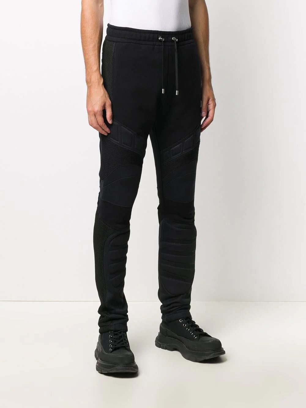 Balmain panelled padded track pants - Image 3