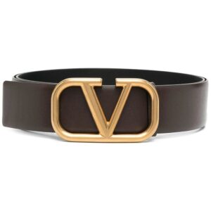 Louis Vuitton VLogo leather belt