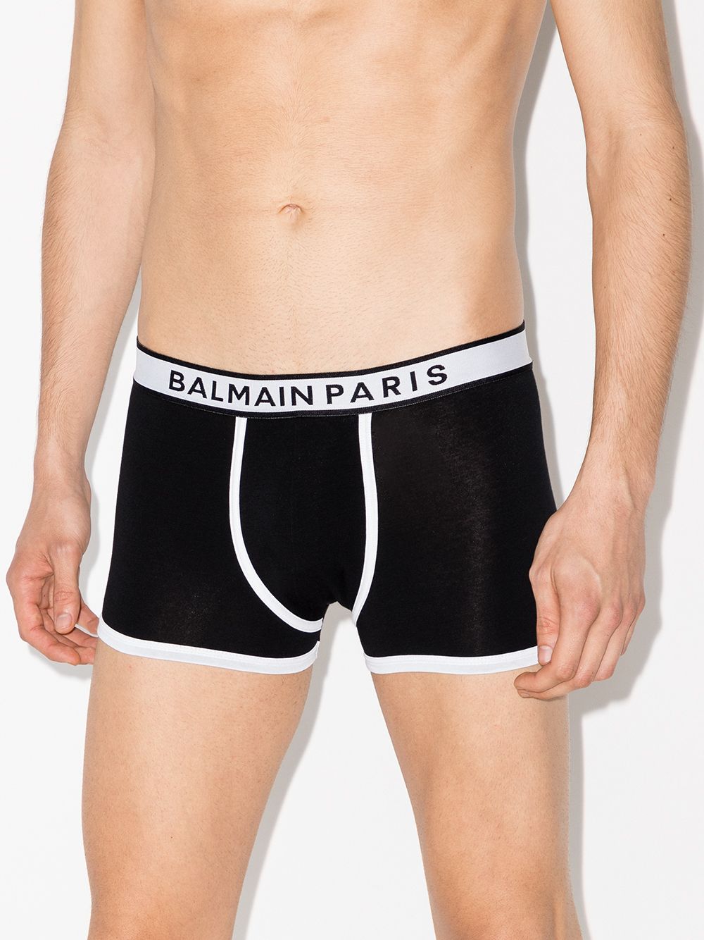 Balmain logo-waistband set of two boxer shorts - Image 2