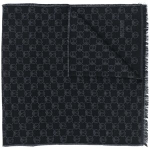 Moschino logo-intarsia scarf