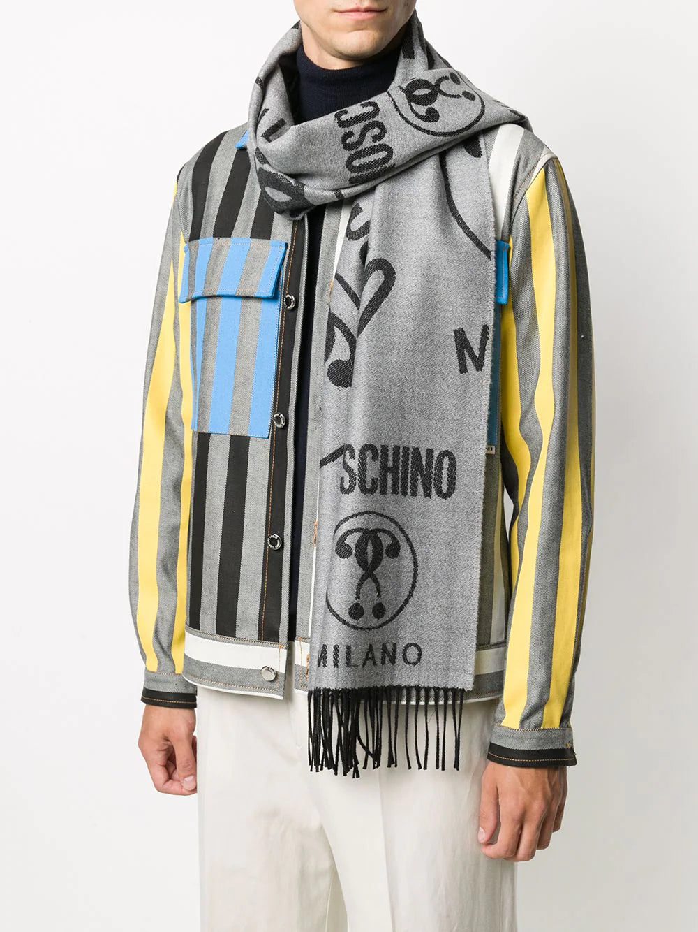 Moschino woven logo scarf - Image 2