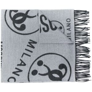 Moschino  woven logo scarf