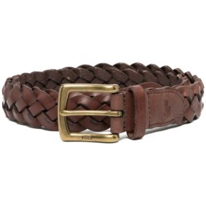 Louis Vuitton vegan leather braided belt