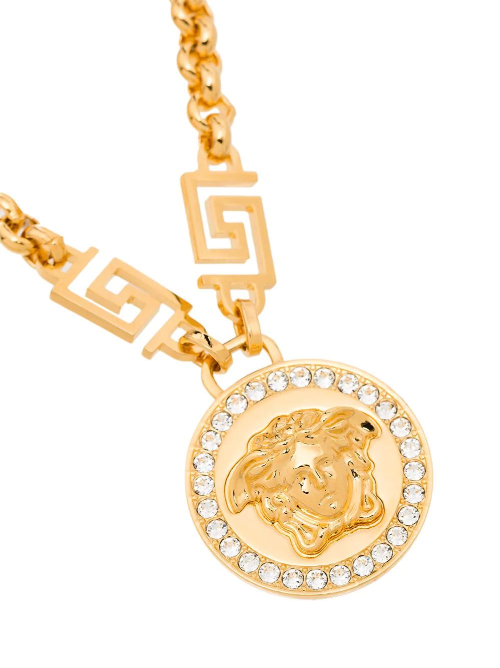 Versace Icon Medusa crystal-embellished necklace - Image 3