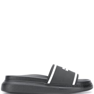 Alexander McQueen Oversized Hybrid Signature slides