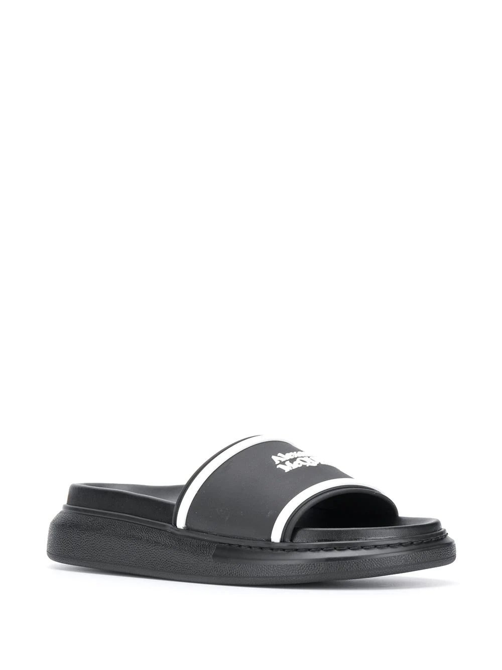 Alexander McQueen Oversized Hybrid Signature slides - Image 2