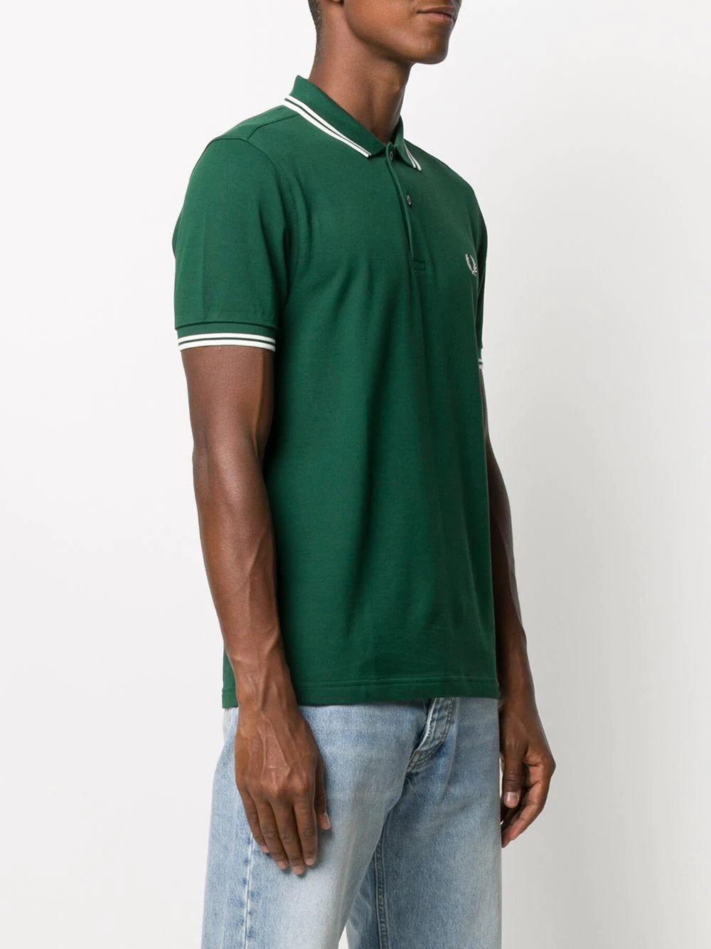Fred Perry logo embroidered polo shirt - Image 3