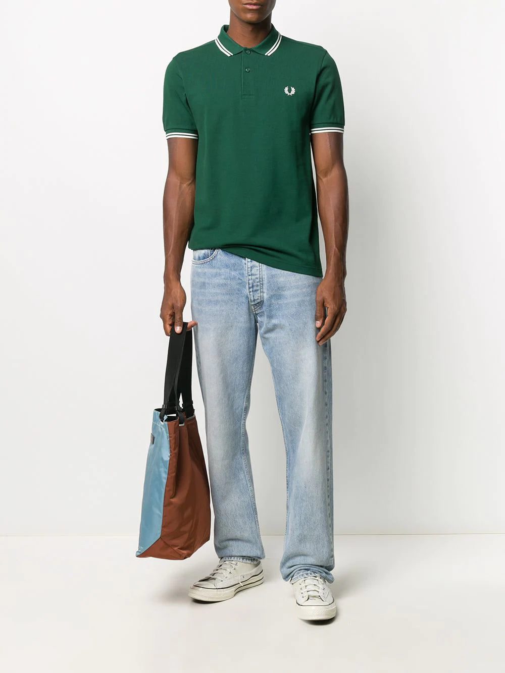 Fred Perry logo embroidered polo shirt - Image 2