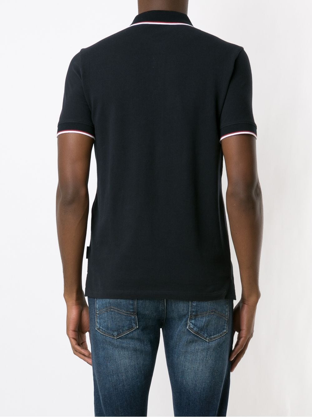 Armani Exchange contrasting-stripe polo shirt - Image 4